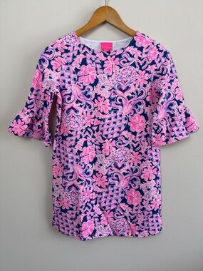Lilly Pulitzer Girls Mini Ellimae Dress. Size XL 12/14.